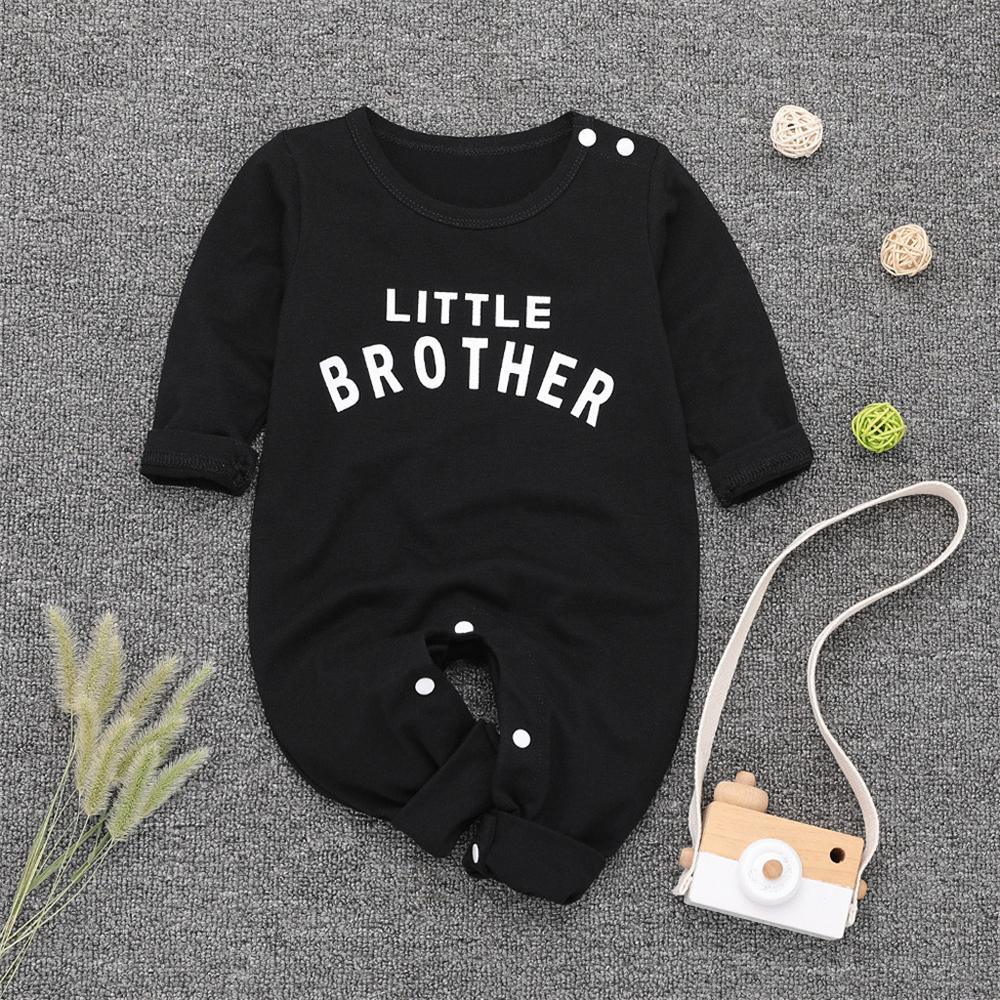 Baby Little Brother Long Sleeve Romper Buy Baby Clothes Wholesale - PrettyKid