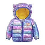 Kids Long Sleeve Bear Hooded Zipper Outwear Trendy Kids Wholesale Clothing - PrettyKid