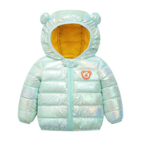 Kids Long Sleeve Bear Hooded Zipper Outwear Trendy Kids Wholesale Clothing - PrettyKid