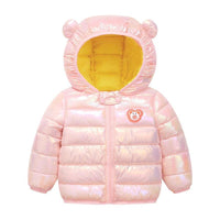 Kids Long Sleeve Bear Hooded Zipper Outwear Trendy Kids Wholesale Clothing - PrettyKid