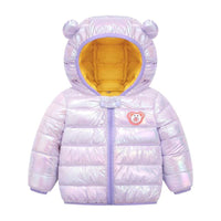 Kids Long Sleeve Bear Hooded Zipper Outwear Trendy Kids Wholesale Clothing - PrettyKid