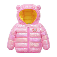 Kids Long Sleeve Bear Hooded Zipper Outwear Trendy Kids Wholesale Clothing - PrettyKid