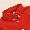 Boys Long Sleeve Button Lapel Shirt Baby Boy Boutique Wholesale - PrettyKid