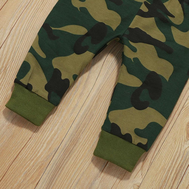 Baby Boys Long Sleeve Camouflage Top & Pants Buy Baby Clothes Wholesale - PrettyKid