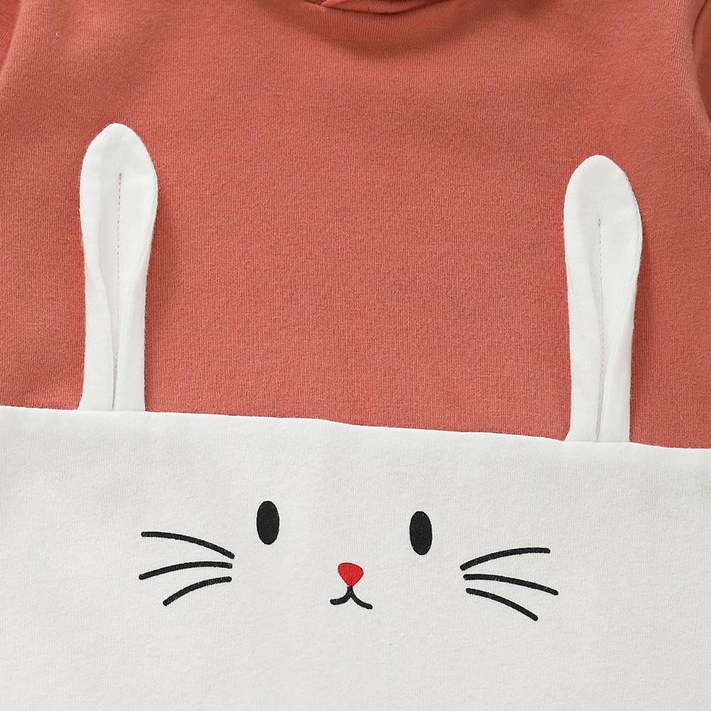 Baby Unisex Long Sleeve Cartoon Cute Hooded Romper Baby Wholesale Clothes - PrettyKid