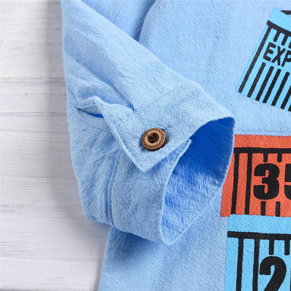 Boys Long Sleeve Cartoon Engineering Vehicle Shirts Baby Boy Boutique Wholesale - PrettyKid