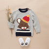 Boys Long Sleeve Cartoon Mouse Printed Sweaters - PrettyKid