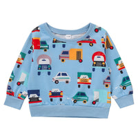 Baby Boys Long Sleeve Cartoon Top Baby Clothes Wholesale Suppliers - PrettyKid