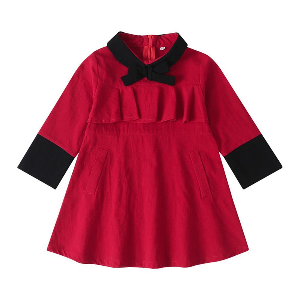 Girls Long Sleeve Casual Dress Girls Boutique Wholesale - PrettyKid