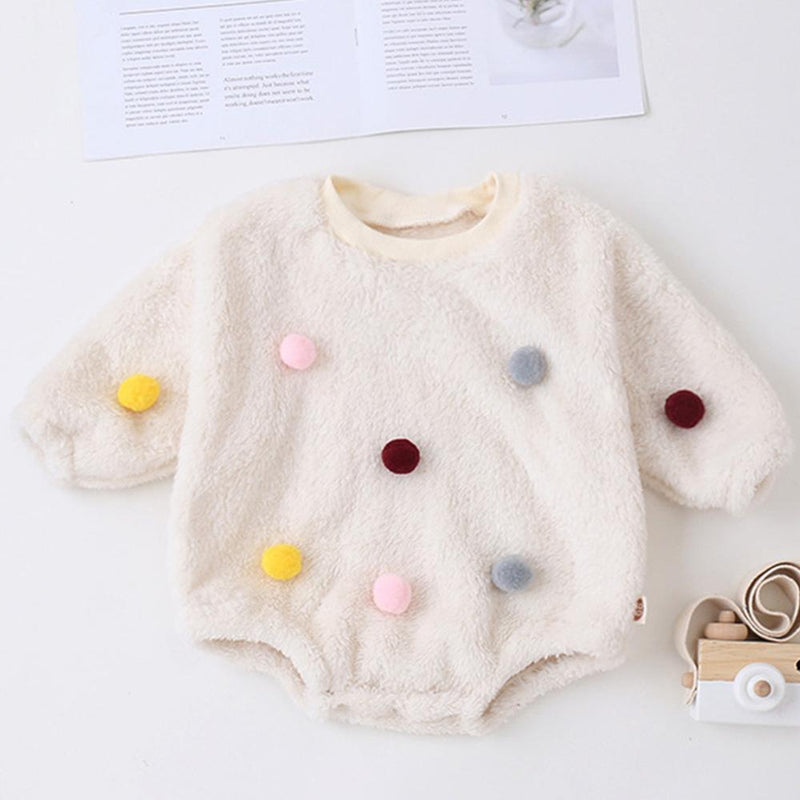 Baby Girls Long Sleeve Casual Romper Bulk Baby Clothes Online - PrettyKid