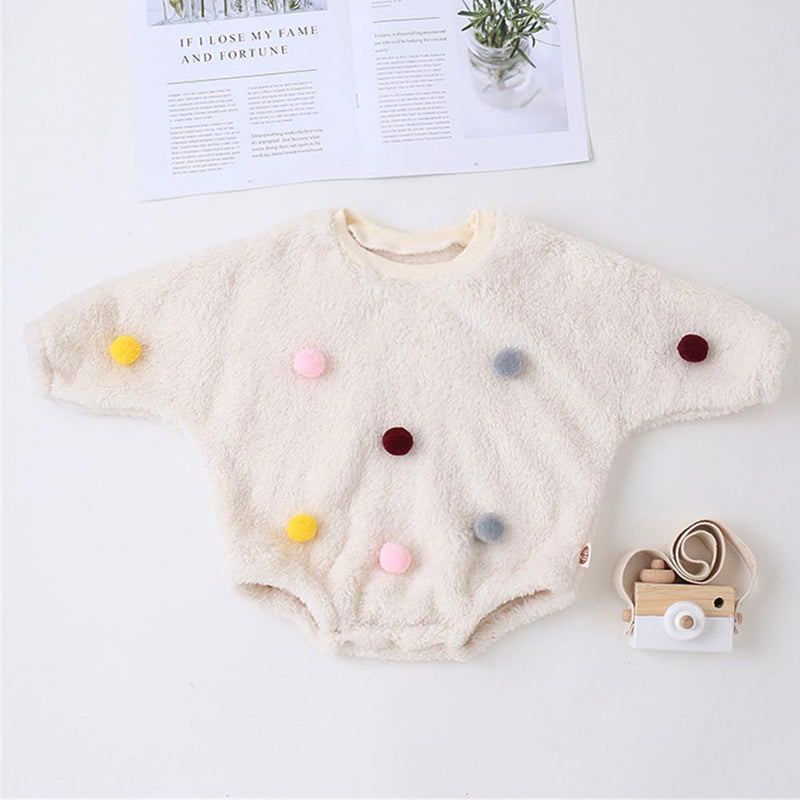 Baby Girls Long Sleeve Casual Romper Bulk Baby Clothes Online - PrettyKid