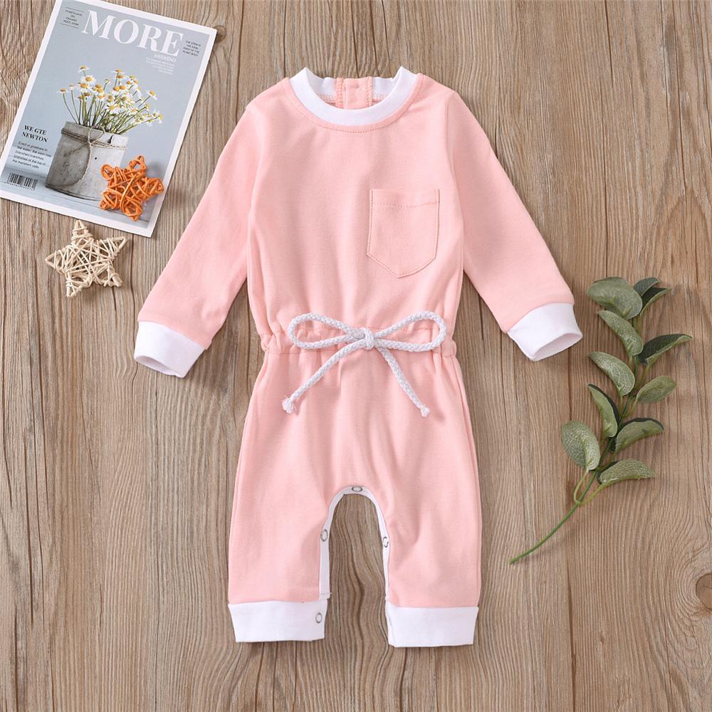 Baby Girls Long Sleeve Casual Romper Cheap Baby Clothes Wholesalers - PrettyKid