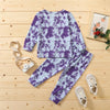 Unisex Long Sleeve Casual Tie Dye T-shirt & Pants Trendy Kids Wholesale Clothing - PrettyKid