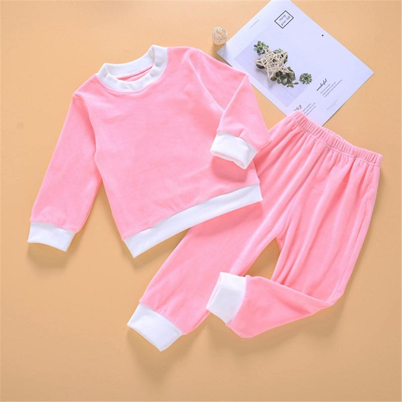 Toddler Girls Long Sleeve Casual Top & Pants Wholesale Little Girl Clothing - PrettyKid