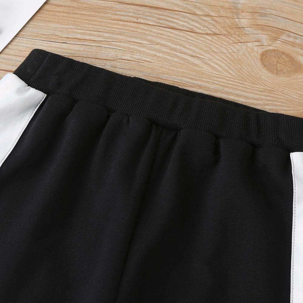 Unisex Long Sleeve Color Block Pullover Top & Pants Kids Wholesale Clothing - PrettyKid