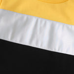 Unisex Long Sleeve Color Block Pullover Top & Pants Kids Wholesale Clothing - PrettyKid