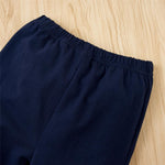 Boys Dino Long Sleeve Color Contrast Top & Pants Baby Boy Dinosaur Clothes - PrettyKid
