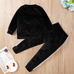 Unisex Long Sleeve Crew Neck Leisure Outfits Wholesale Kids Fashion - PrettyKid