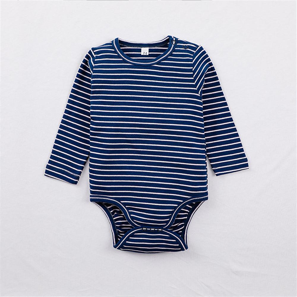 Baby Boys Long Sleeve Crew Neck Romper Baby Clothes Cheap Wholesale - PrettyKid