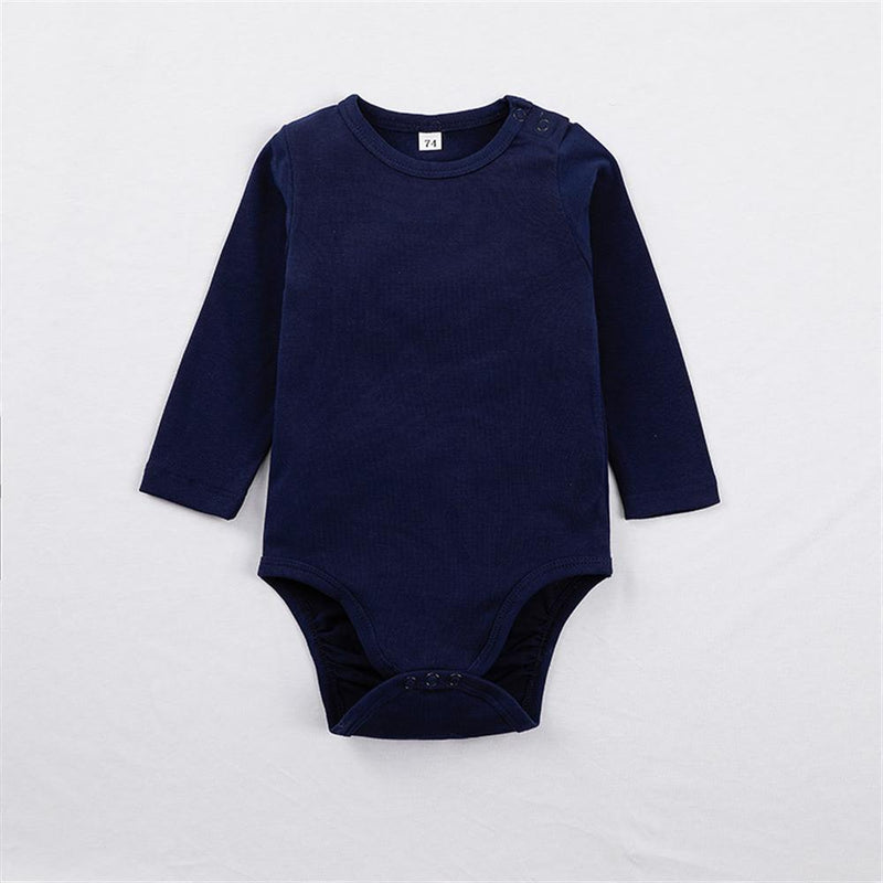 Baby Boys Long Sleeve Crew Neck Romper Baby Clothes Cheap Wholesale - PrettyKid