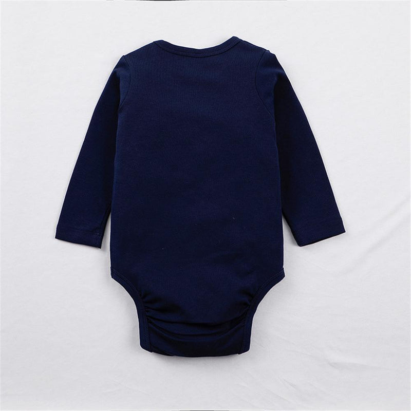 Baby Boys Long Sleeve Crew Neck Romper Baby Clothes Cheap Wholesale - PrettyKid