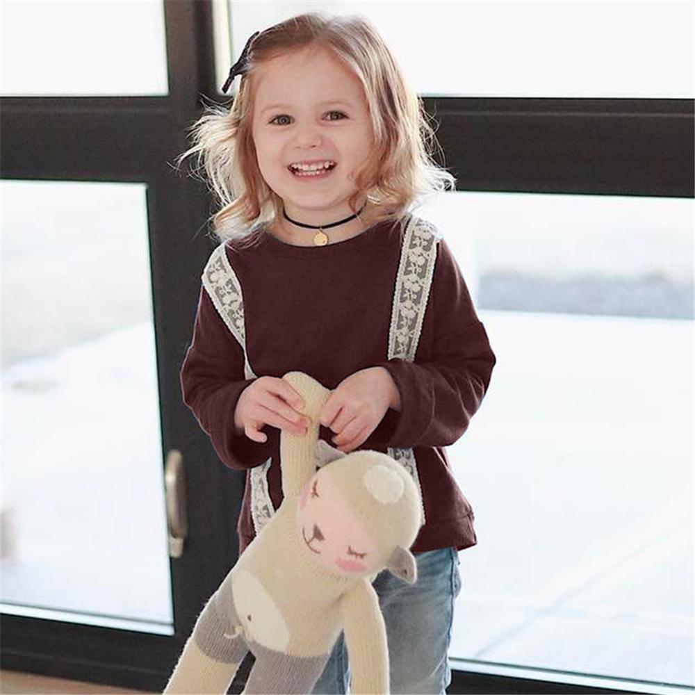 Girls Long Sleeve Crew Neck T-shirt Wholesale Boutique Girl Clothing - PrettyKid