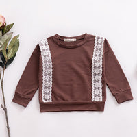 Girls Long Sleeve Crew Neck T-shirt Wholesale Boutique Girl Clothing - PrettyKid