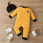 Baby Boys Long Sleeve Cute Romper & Hat Wholesale Baby Clothes Suppliers - PrettyKid