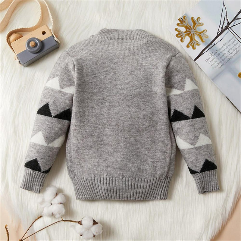 Boys Long Sleeve Dinosaur Sweaters - PrettyKid
