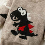 Boys Long Sleeve Dinosaur Sweaters - PrettyKid