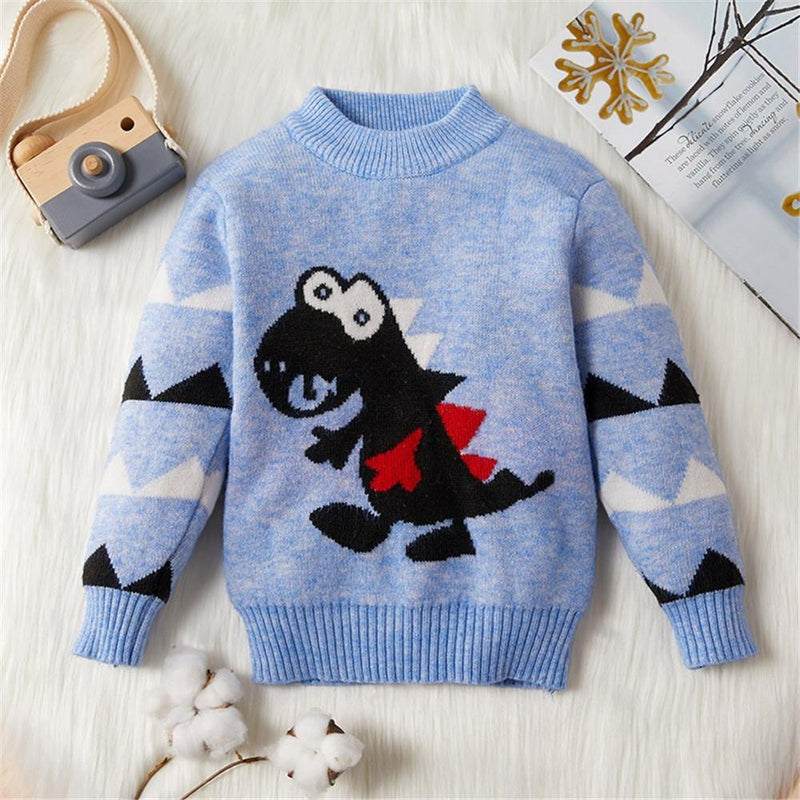 Boys Long Sleeve Dinosaur Sweaters - PrettyKid