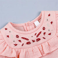 Baby Girls Long Sleeve Embroidery Casual Dress Buy Baby Clothes Wholesale - PrettyKid