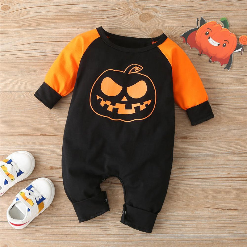 Baby Unisex Long Sleeve Halloween Romper Buy Baby Clothes Wholesale - PrettyKid