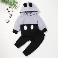 Boys Long Sleeve Hooded Top & Pants Boys Clothes Wholesale - PrettyKid