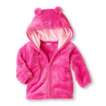 Baby Solid Long Sleeve Hooded Winter Coats Baby Clothing Wholesale Distributors - PrettyKid
