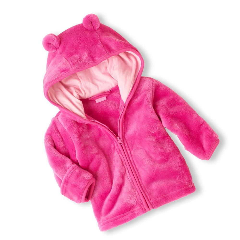 Baby Solid Long Sleeve Hooded Winter Coats Baby Clothing Wholesale Distributors - PrettyKid