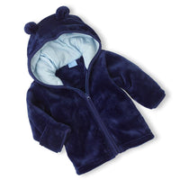 Baby Solid Long Sleeve Hooded Winter Coats Baby Clothing Wholesale Distributors - PrettyKid