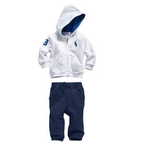 Boys Long Sleeve Hooded Zipper Cardigan Tracksuit Wholesale Boys Clothing - PrettyKid