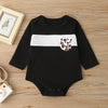 Baby Unisex Long Sleeve Leopard Printed Pocket Romper & Pants & Hat Baby Clothing Wholesale - PrettyKid