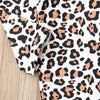 Baby Girl Long Sleeve Leopard Printed Top & Pants Baby Wholesale Clothing - PrettyKid