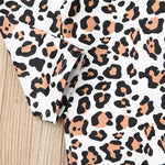 Baby Girl Long Sleeve Leopard Printed Top & Pants Baby Wholesale Clothing - PrettyKid