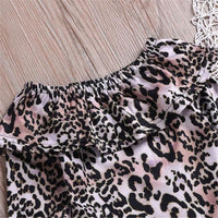 Baby Girls Long Sleeve Leopard Top & Flare Trousers - PrettyKid