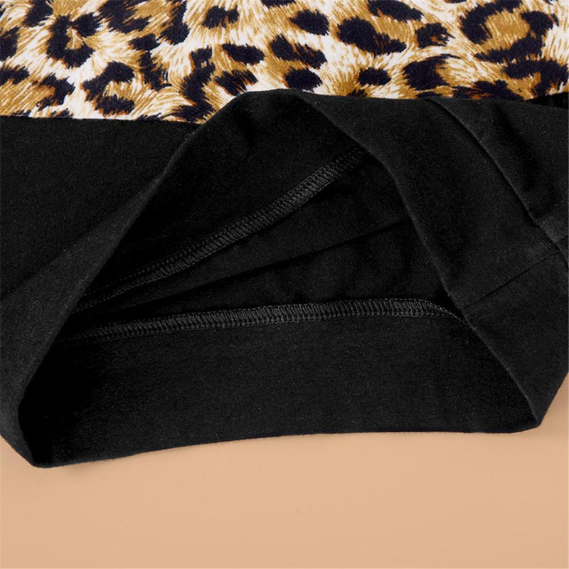 Girls Long Sleeve Leopard Top & Trousers Kids Wholesale Clothing - PrettyKid