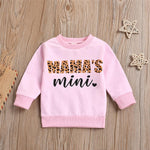 Baby Girls Long Sleeve Letter Leopard Top Cheap Baby Boutique Clothes - PrettyKid