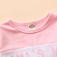 Baby Girls Long Sleeve Letter Printed Tracksuit Wholesale Baby Clothes Suppliers - PrettyKid