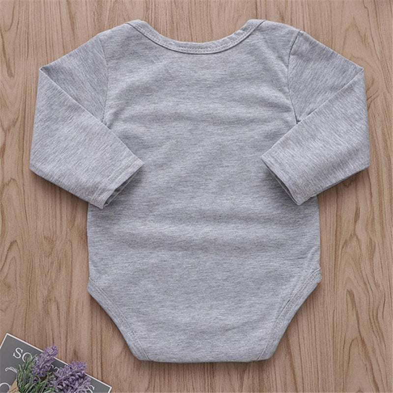 Baby Long Sleeve Letter Romper & Dinosaur Pants & Hat Baby Wholesale - PrettyKid