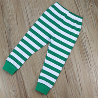 Baby Unisex Long Sleeve Letter T-shirt & Striped Pants Baby Clothes Vendors - PrettyKid