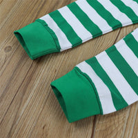 Baby Unisex Long Sleeve Letter T-shirt & Striped Pants Baby Clothes Vendors - PrettyKid
