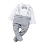 Baby Boys Long Sleeve Newborn Romper Wholesale Baby Clothes In Bulk - PrettyKid