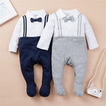 Baby Boys Long Sleeve Newborn Romper Wholesale Baby Clothes In Bulk - PrettyKid